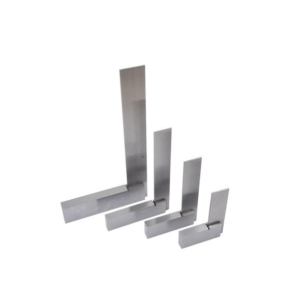 H & H Industrial Products 4 Piece Machinist Steel Square Set (2-3-4-6") 4901-0014